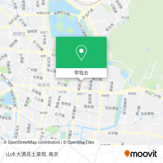 山水大酒店土菜馆地图