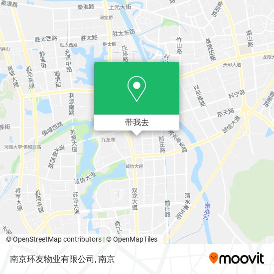 南京环友物业有限公司地图
