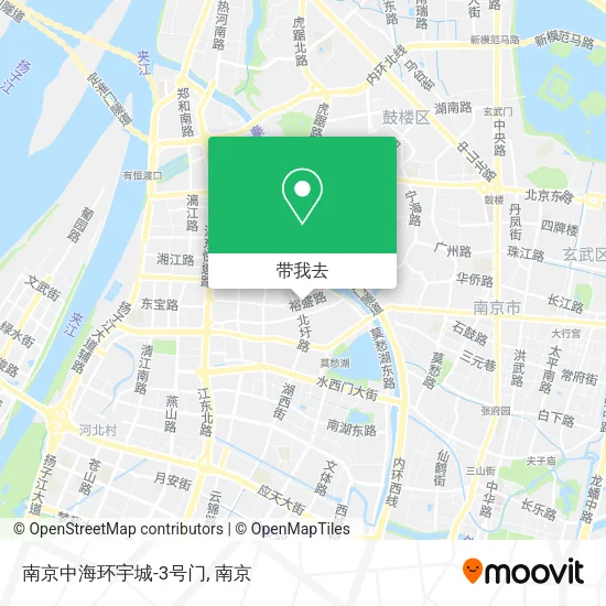 南京中海环宇城-3号门地图