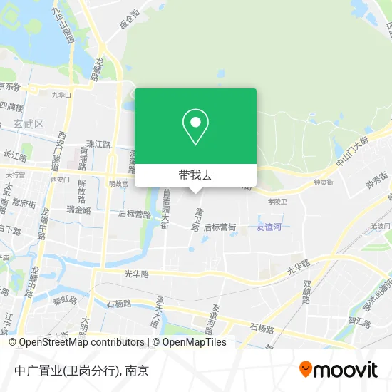 中广置业(卫岗分行)地图