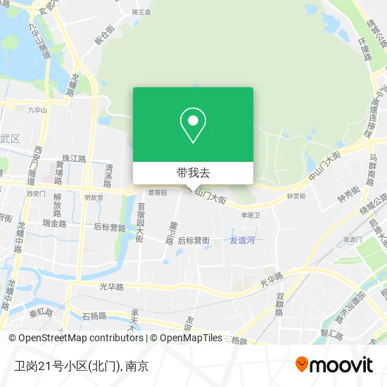 卫岗21号小区(北门)地图