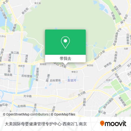 大美国际母婴健康管理专护中心-西南2门地图