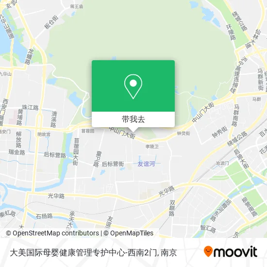 大美国际母婴健康管理专护中心-西南2门地图