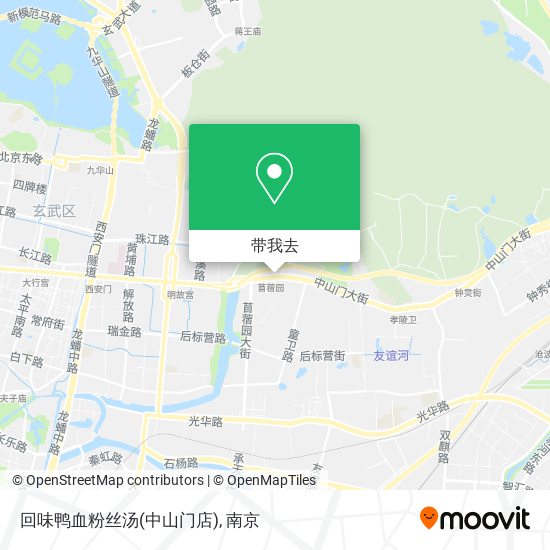 回味鸭血粉丝汤(中山门店)地图