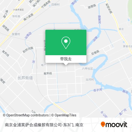 南京金浦英萨合成橡胶有限公司-东3门地图