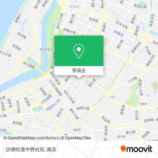 沙洲街道中胜社区地图