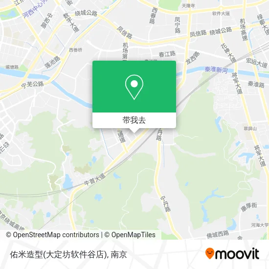 佑米造型(大定坊软件谷店)地图