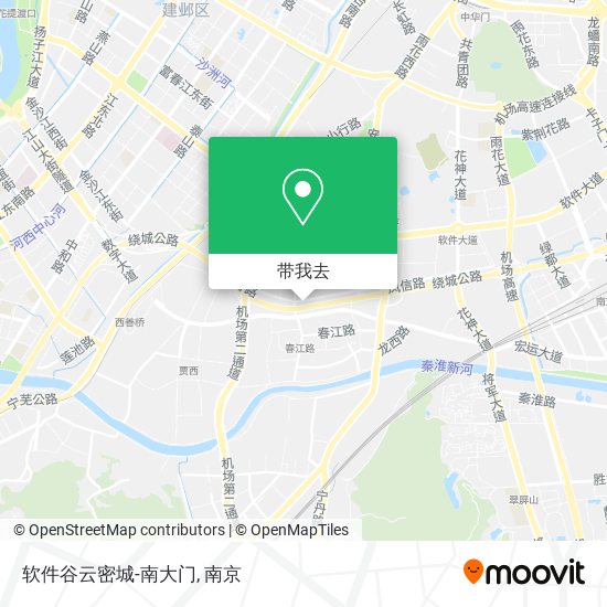 软件谷云密城-南大门地图