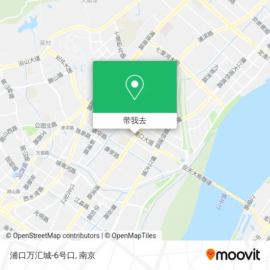 浦口万汇城-6号口地图