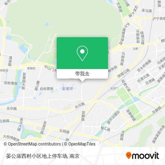 晏公庙西村小区地上停车场地图
