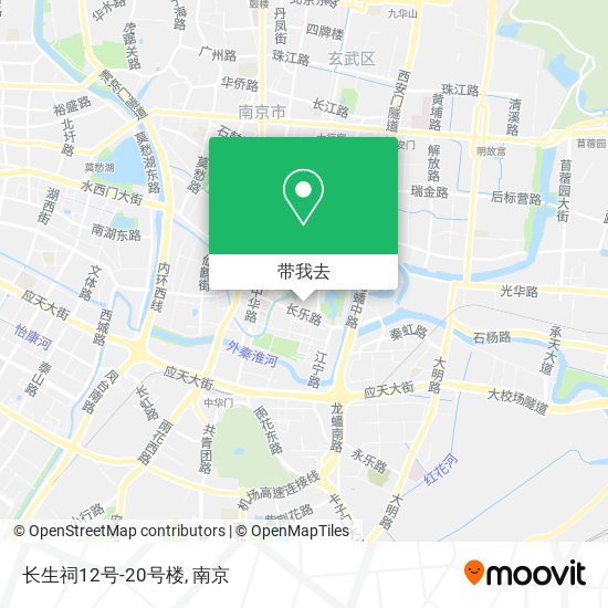 长生祠12号-20号楼地图