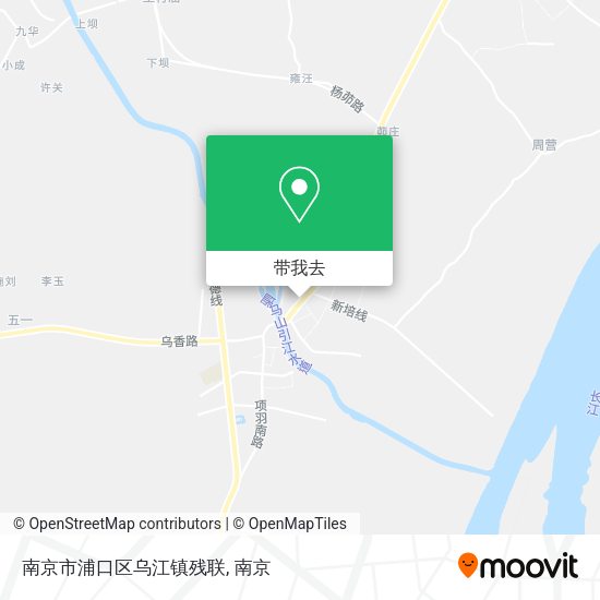 南京市浦口区乌江镇残联地图