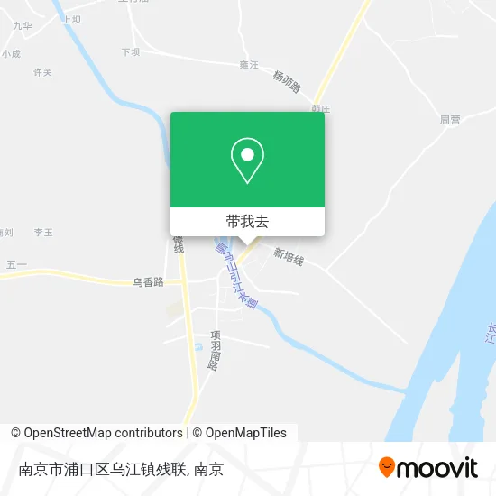 南京市浦口区乌江镇残联地图