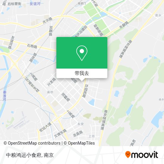 中粮鸿运小食府地图