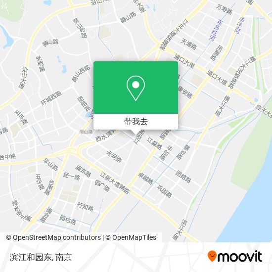 滨江和园东地图