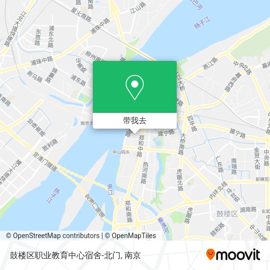鼓楼区职业教育中心宿舍-北门地图