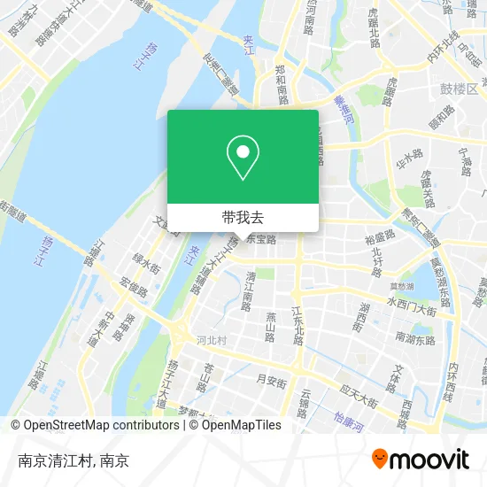 南京清江村地图