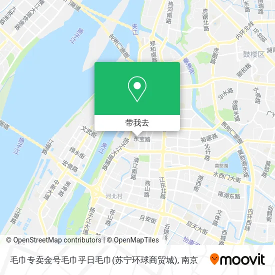 毛巾专卖金号毛巾乎日毛巾(苏宁环球商贸城)地图