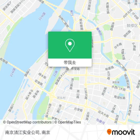 南京清江实业公司地图