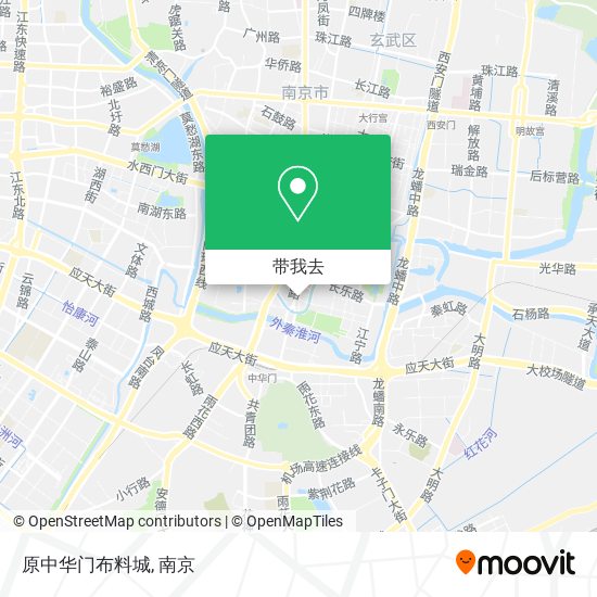 原中华门布料城地图