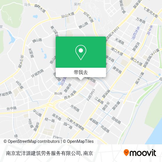 南京宏沣源建筑劳务服务有限公司地图