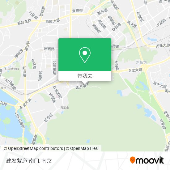 建发紫庐-南门地图