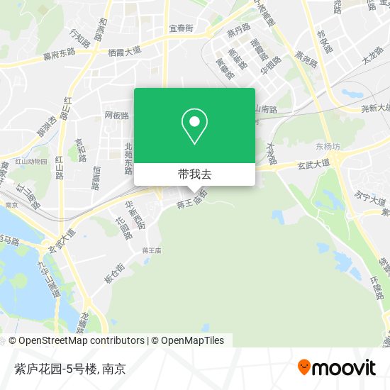 紫庐花园-5号楼地图