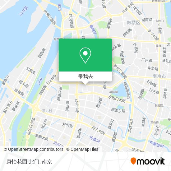 康怡花园-北门地图