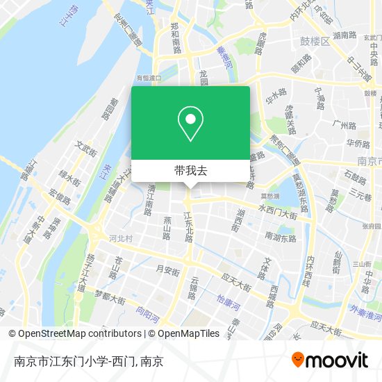 南京市江东门小学-西门地图