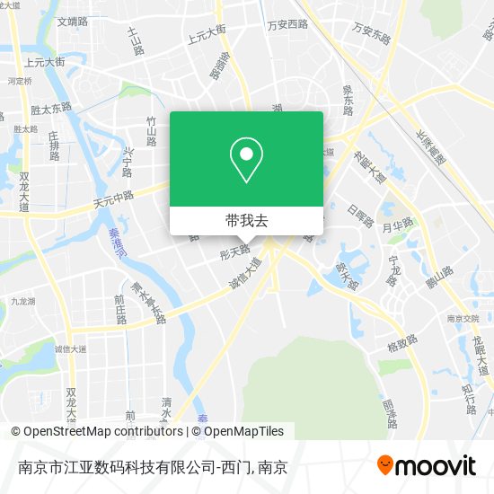 南京市江亚数码科技有限公司-西门地图