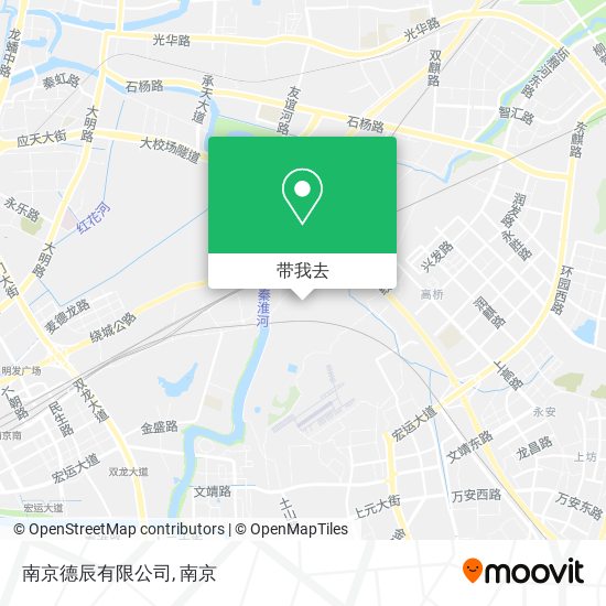 南京德辰有限公司地图