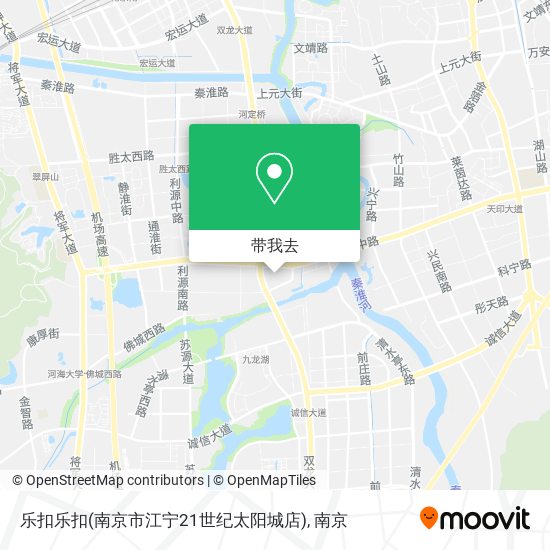 乐扣乐扣(南京市江宁21世纪太阳城店)地图