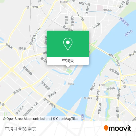 市浦口医院地图