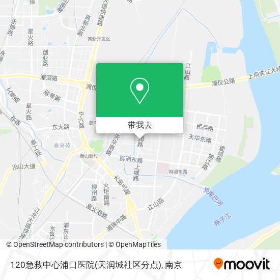 120急救中心浦口医院(天润城社区分点)地图