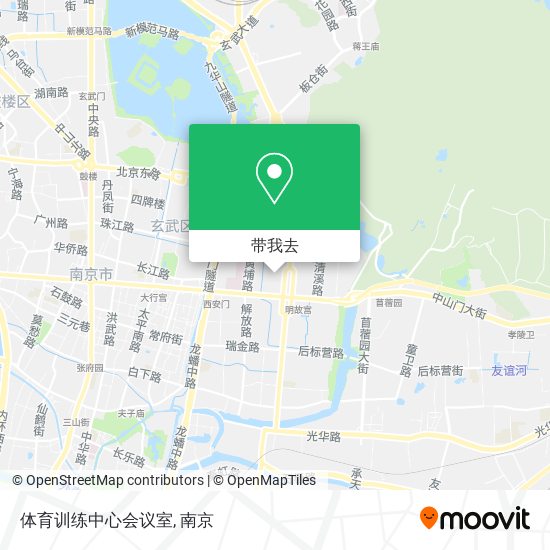 体育训练中心会议室地图