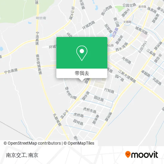 南京交工地图