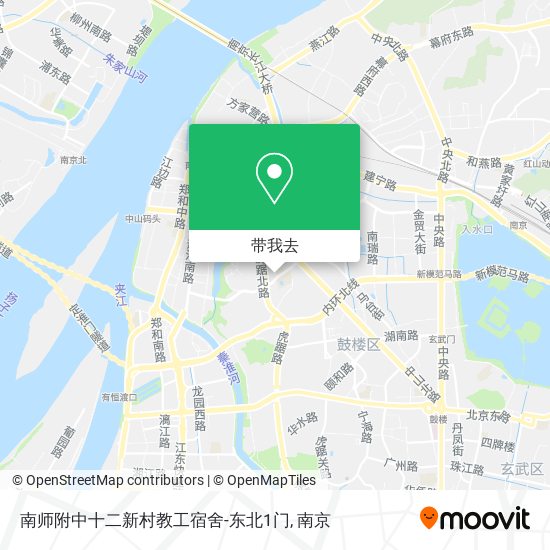 南师附中十二新村教工宿舍-东北1门地图
