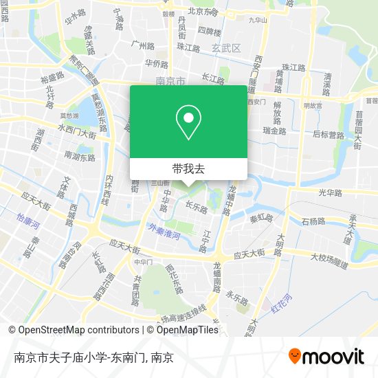 南京市夫子庙小学-东南门地图