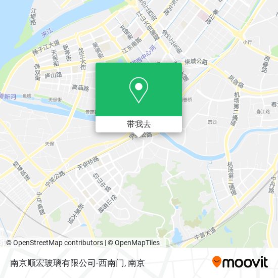 南京顺宏玻璃有限公司-西南门地图