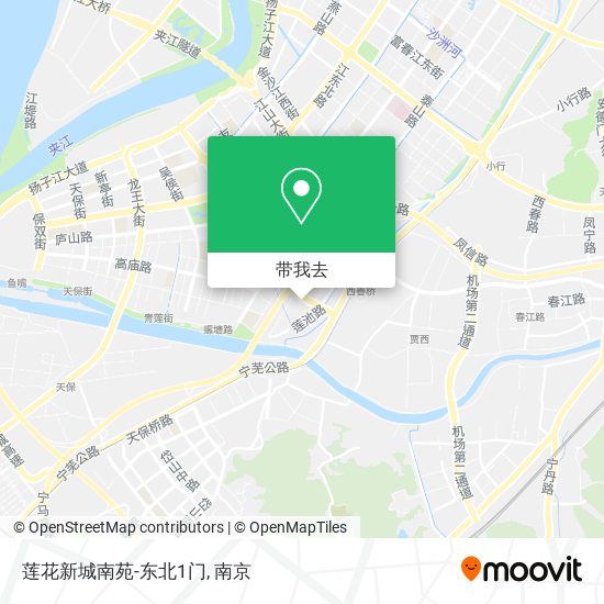 莲花新城南苑-东北1门地图