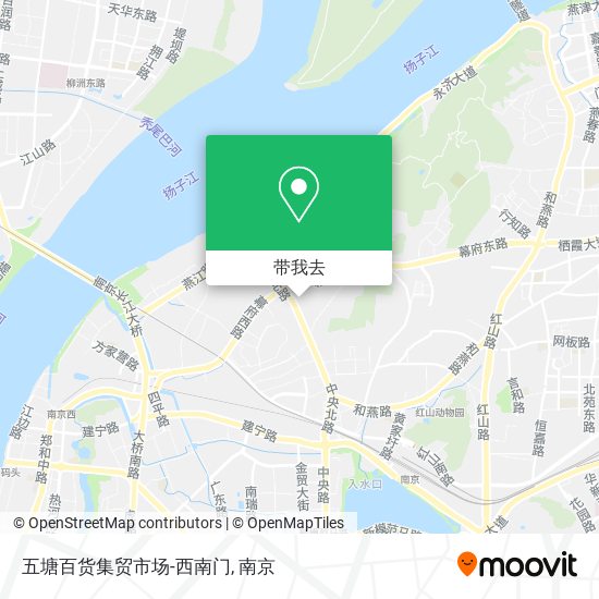 五塘百货集贸市场-西南门地图