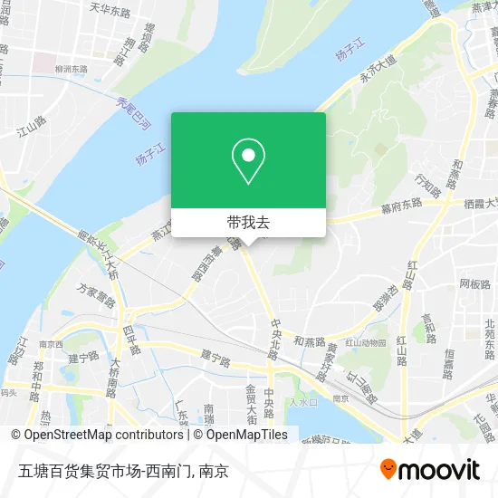 五塘百货集贸市场-西南门地图