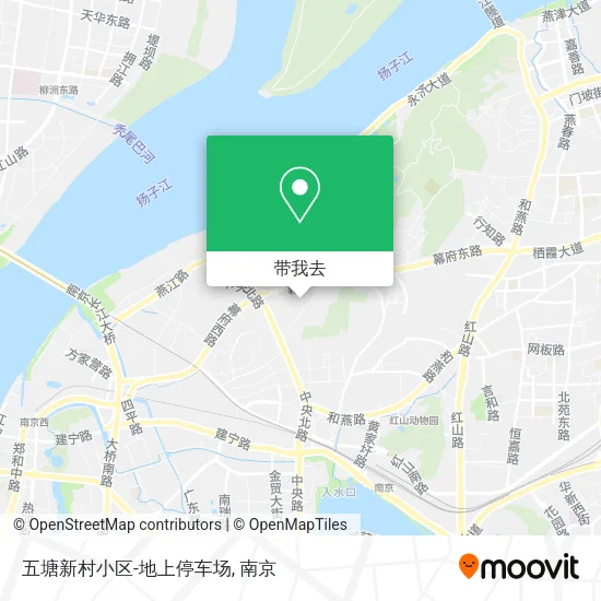 五塘新村小区-地上停车场地图