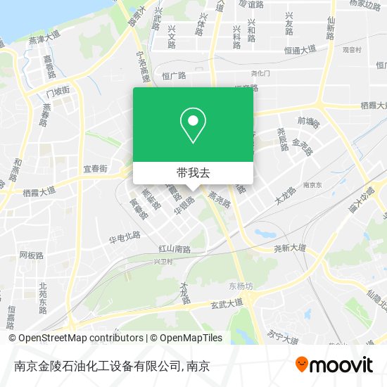 南京金陵石油化工设备有限公司地图