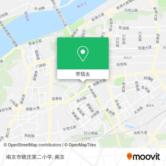 南京市晓庄第二小学地图