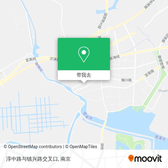 淳中路与镇兴路交叉口地图