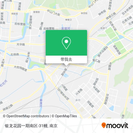 银龙花园一期南区-31幢地图