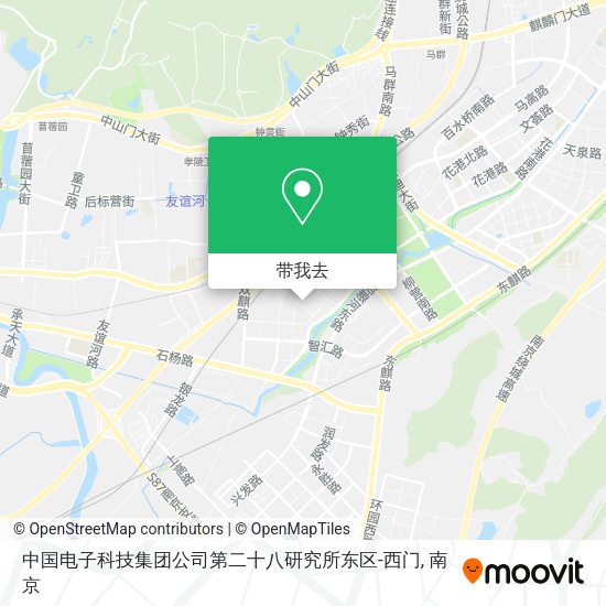 中国电子科技集团公司第二十八研究所东区-西门地图