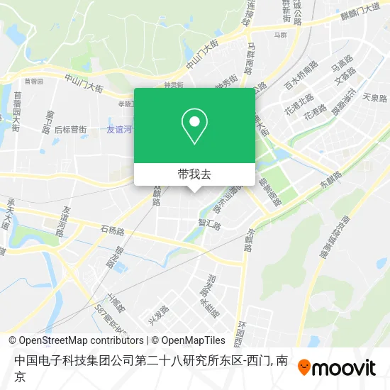 中国电子科技集团公司第二十八研究所东区-西门地图