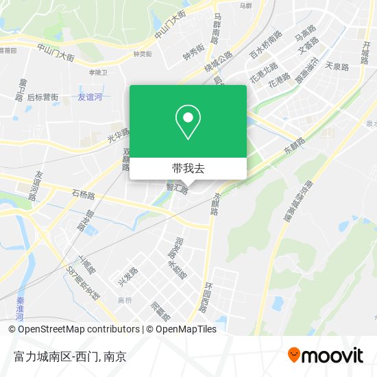 富力城南区-西门地图